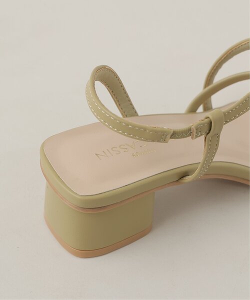 frames RAY CASSIN（フレームスレイカズン）の「スクエアトゥスムースサンダル（サンダル・レディース・ベージュ/ブラック/グリーン・X-LARGE/LARGE/SMALL/MEDIUM）」の9枚目の写真