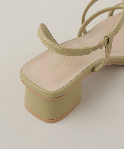 frames RAY CASSIN（フレームスレイカズン）の「スクエアトゥスムースサンダル（サンダル・レディース・ベージュ/ブラック/グリーン・X-LARGE/LARGE/SMALL/MEDIUM）」の11枚目の写真