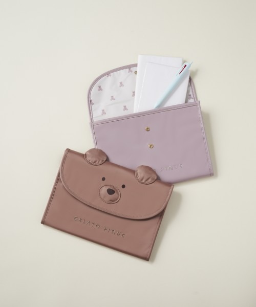 gelato pique（ジェラートピケ）の「【ONLINE限定】ベア母子手帳ケースL（母子手帳ケース・レディース・ベージュ/ピンクベージュ・FREE）」の13枚目の写真