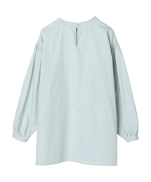CRAFT STANDARD BOUTIQUE(クラフトスタンダードブティック)の「袖ギャザーブラウス *◆(シャツ/ブラウス・レディース・サックスブルー/オフホワイト/ブラック・FREE)」の8枚目の写真