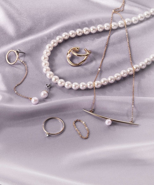 Andemiu（アンデミュウ）の「【谷川りさこコラボ】マルチＷＡＹパールピアス267344（ピアス（両耳用）・レディース・ゴールド・FREE）」の9枚目の写真