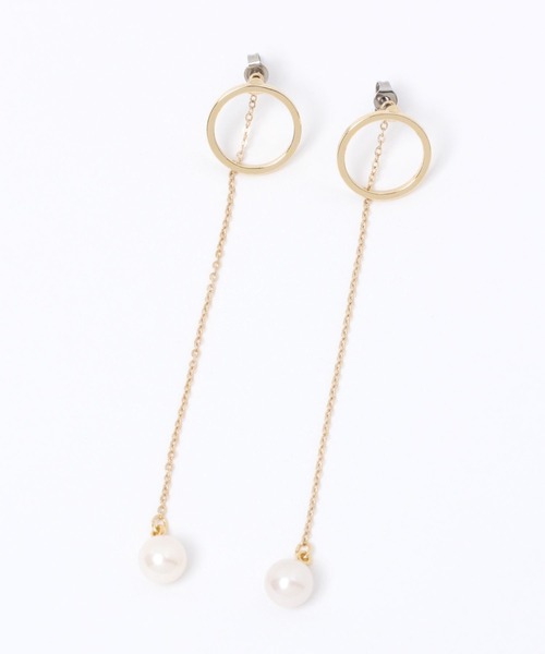 Andemiu（アンデミュウ）の「【谷川りさこコラボ】マルチＷＡＹパールピアス267344（ピアス（両耳用）・レディース・ゴールド・FREE）」の10枚目の写真