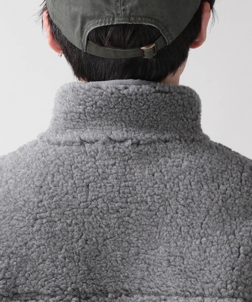 RAGEBLUE（レイジブルー）の「ウールボアスタンドブルゾン/268776（ブルゾン・メンズ・グレー系その他/ブラック/その他4・MEDIUM/LARGE）」の13枚目の写真