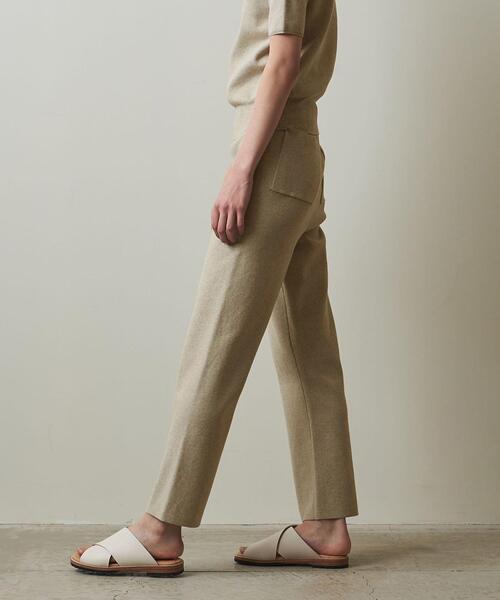 Steven Alan(スティーブンアラン)の「<Steven Alan>COTTON FLARE KNIT PANTS/パンツ(その他パンツ・レディース・ベージュ/ネイビー・M/S)」の6枚目の写真