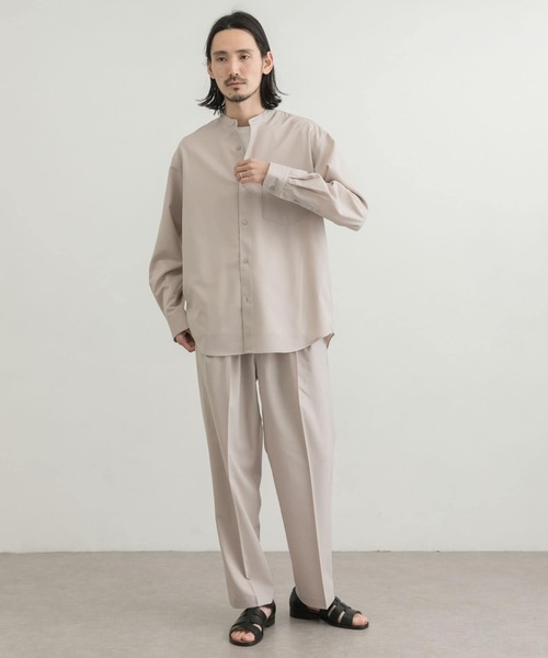 URBAN RESEARCH（アーバンリサーチ）の「WASHABLEウールイージートラウザー（その他パンツ・メンズ・チャコールグレー/グレー系その他/ネイビー・S/M/L）」の4枚目の写真