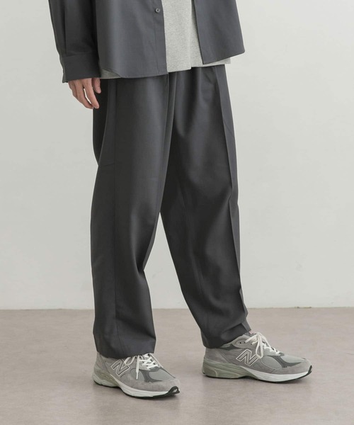 URBAN RESEARCH（アーバンリサーチ）の「WASHABLEウールイージートラウザー（その他パンツ・メンズ・チャコールグレー/グレー系その他/ネイビー・S/M/L）」の16枚目の写真