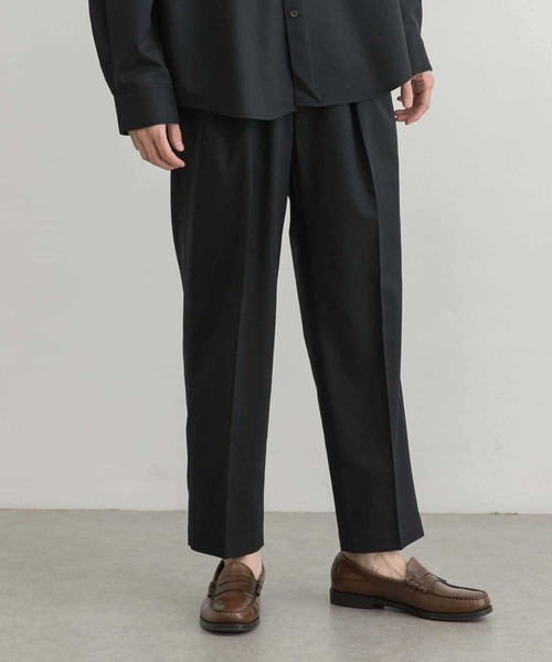 URBAN RESEARCH（アーバンリサーチ）の「WASHABLEウールイージートラウザー（その他パンツ・メンズ・チャコールグレー/グレー系その他/ネイビー・S/M/L）」の20枚目の写真