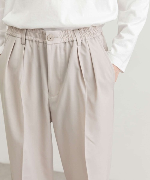 URBAN RESEARCH（アーバンリサーチ）の「WASHABLEウールイージートラウザー（その他パンツ・メンズ・チャコールグレー/グレー系その他/ネイビー・S/M/L）」の18枚目の写真