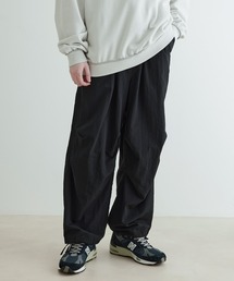 JUNRED | KNEE TUCK PARACHUTE PANTS / ニータックパラシュートパンツ【シャカパン】(カーゴパンツ)