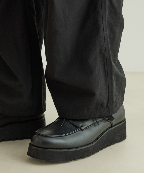 JUNRED（ジュンレッド）の「【トレンド・シャカパン】ニータックパラシュートパンツ（カーゴパンツ・メンズ・ブラック/カーキ・S/M/L）」の15枚目の写真