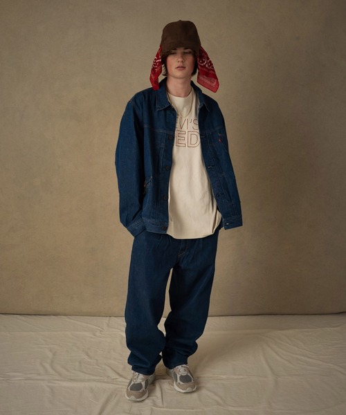 Levi's RED セカンド トラッカー ジャケット デニム リッキーコフ S Levi's RED セカンド トラッカー ジャケット デニム