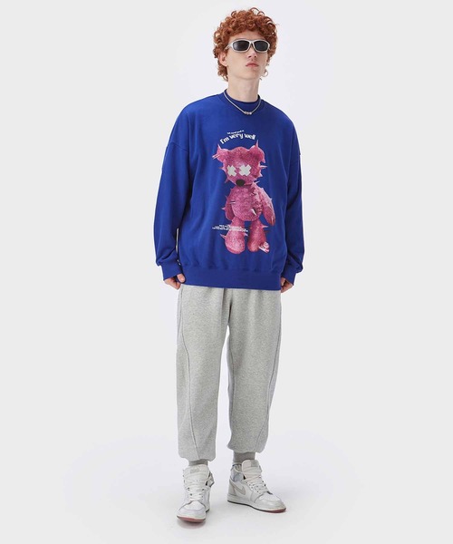 INFLATION（インフレーション）の「INFLATION(インフレーション)スウェットパンツ（スウェットパンツ・メンズ・グリーン/ブラック/ダークグレー/グレイッシュブルー/アイボリー/カーキ/グレー/ベージュ/ブラウン・M/S/XL/L）」の11枚目の写真