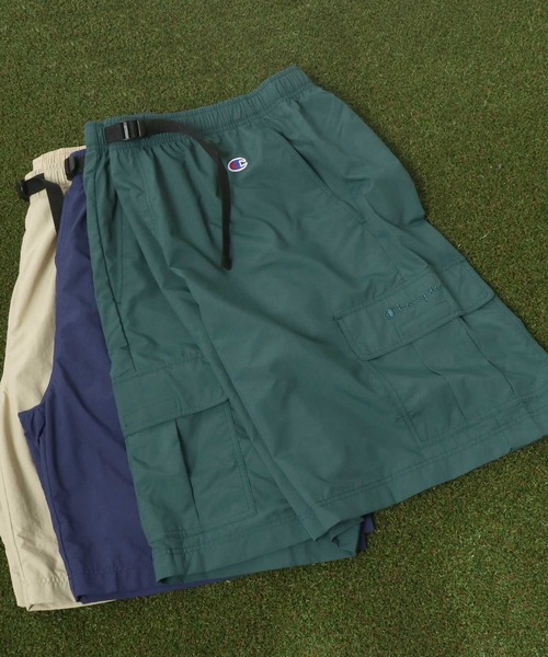Champion(チャンピオン)の「Champion(チャンピオン)水陸両用ナイロンリップストップクライミングカーゴショーツ(カーゴパンツ・メンズ・ブラック/ベージュ/ネイビー/オレンジ/モスグリーン・M/L/XL)」の1枚目の写真