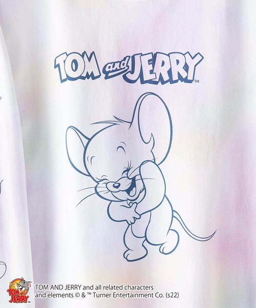 Tom＆Jerry（トムアンドジェリー）の「【OUTDOOR PRODUCTS】【TOM AND JERRY /トムとジェリー】袖プリント ロンT（Tシャツ/カットソー・メンズ・レッド/ホワイト/グリーン系その他/ベージュ/ダークグリーン/ブルー・LARGE/X-LARGE/MEDIUM）」の15枚目の写真