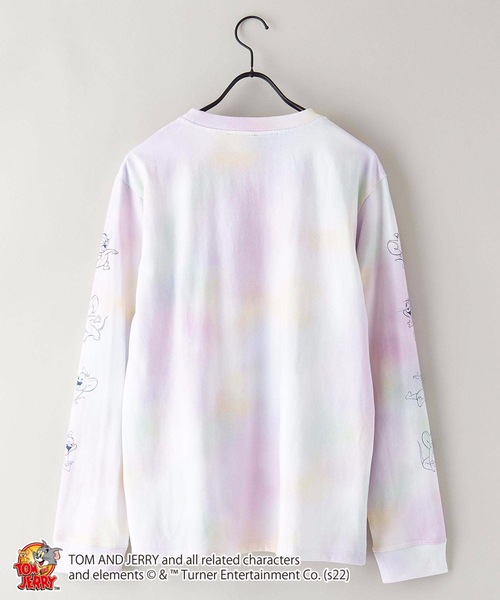 Tom＆Jerry（トムアンドジェリー）の「【OUTDOOR PRODUCTS】【TOM AND JERRY /トムとジェリー】袖プリント ロンT（Tシャツ/カットソー・メンズ・レッド/ホワイト/グリーン系その他/ベージュ/ダークグリーン/ブルー・LARGE/X-LARGE/MEDIUM）」の13枚目の写真