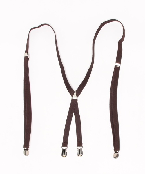 VIBGYOR（ヴィブジョー）の「【gratin】ソリッドカラーサスペンダー（サスペンダー・レディース・ホワイト/ブラック/ブラウン/レッド・FREE）」の4枚目の写真