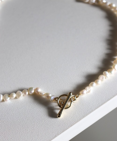 Kana（カナ）の「マンテル 淡水パール ゴールド 結婚式 お呼ばれ ネックレス（ネックレス・レディース・ゴールド・フリー）」の8枚目の写真