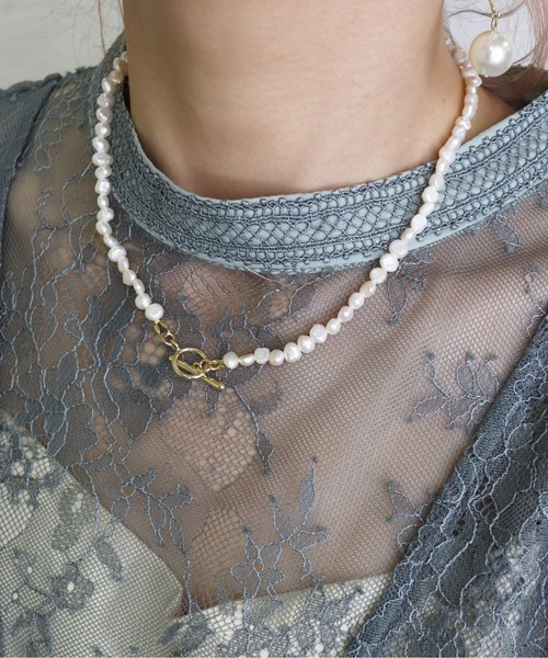 Kana（カナ）の「マンテル 淡水パール ゴールド 結婚式 お呼ばれ ネックレス（ネックレス・レディース・ゴールド・フリー）」の10枚目の写真
