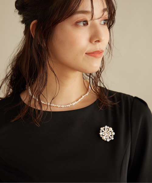 Kana（カナ）の「マンテル 淡水パール ゴールド 結婚式 お呼ばれ ネックレス（ネックレス・レディース・ゴールド・フリー）」の19枚目の写真