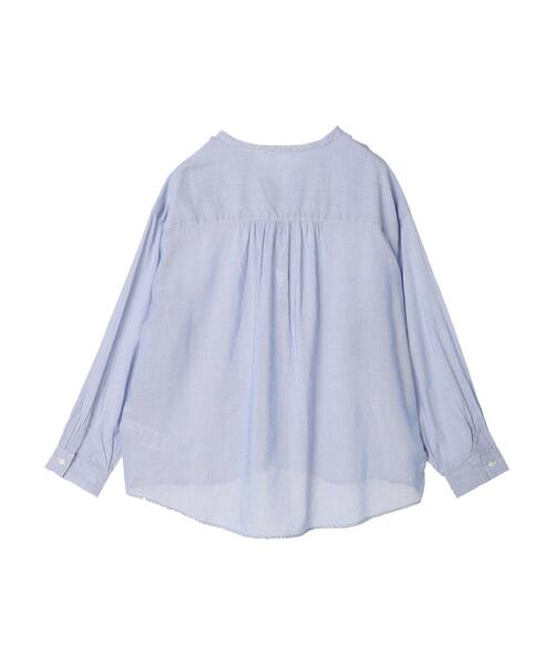 CRAFT STANDARD BOUTIQUE(クラフトスタンダードブティック)の「スキッパーバックギャザーブラウス *(シャツ/ブラウス・レディース・ブルー系その他6/ブルー系その他4/チェック・M/L)」の17枚目の写真