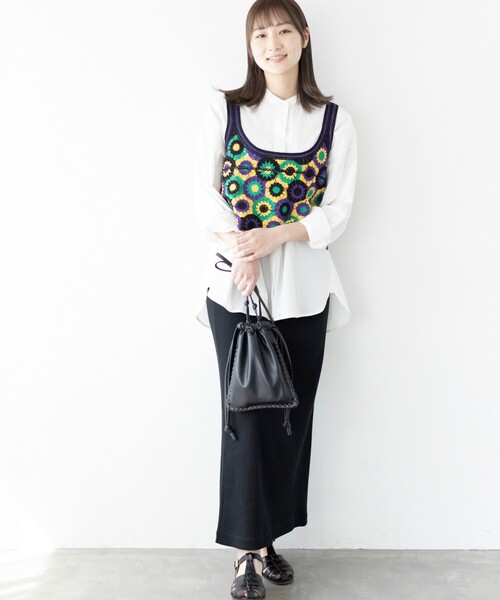 THE SHOP TK (ザ ショップ ティーケー )の「◆クロシェニットベスト(ベスト・レディース・オレンジ系その他5/パープル系2・12)」の10枚目の写真