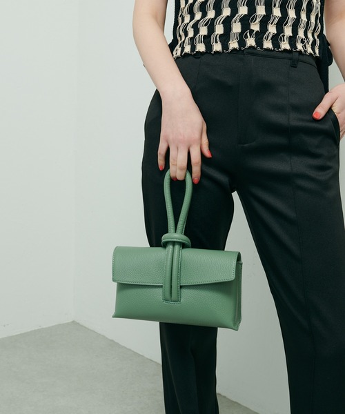 Lui's（ルイス）の「ワンハンドルハンドバッグ（ハンドバッグ・レディース・ブラック/ホワイト/ミント/ブルー/レッド・FREE）」の4枚目の写真