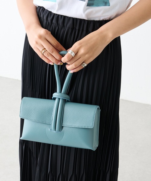 Lui's（ルイス）の「ワンハンドルハンドバッグ（ハンドバッグ・レディース・ブラック/ホワイト/ミント/ブルー/レッド・FREE）」の12枚目の写真