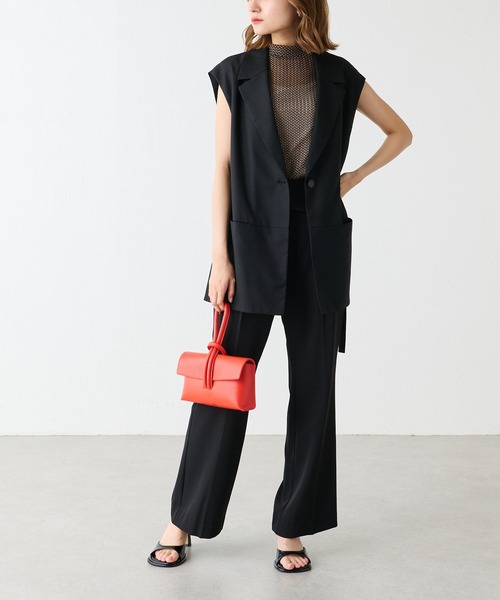 Lui's（ルイス）の「ワンハンドルハンドバッグ（ハンドバッグ・レディース・ブラック/ホワイト/ミント/ブルー/レッド・FREE）」の16枚目の写真