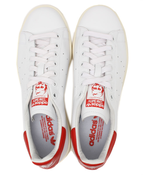 adidas(アディダス)の「ユニセックス アディダス スタンスミス グリーン レッド adidas STAN SMITH B24364 B25363(スニーカー・メンズ・レッド/グリーン・28.5cm/27.5cm/23cm/28cm/24cm/26.5cm/26cm/23.5cm/29cm/24.5cm/27cm)」の12枚目の写真