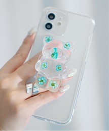 クリアくまデザイン スマホグリップ / グリップトック