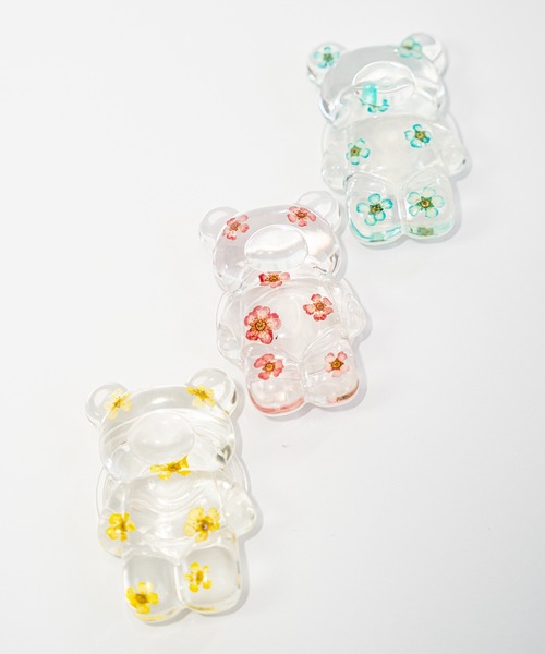 Loco Ocean（ロコオーシャン）の「クリアくまデザイン スマホグリップ / グリップトック（スマホケース/カバー・レディース・ピンク/ブルー/クリア/A/B/C・ONE SIZE）」の16枚目の写真