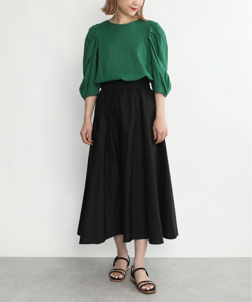 PICCIN（ピッチン）の「ウエストフリルフレアギャザースカート（スカート・レディース・ブラック/イエロー/ローズ・M）」の10枚目の写真