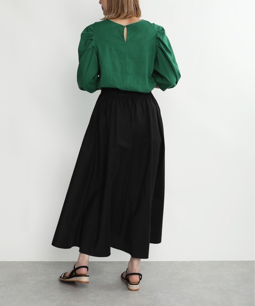 PICCIN（ピッチン）の「ウエストフリルフレアギャザースカート（スカート・レディース・ブラック/イエロー/ローズ・M）」の12枚目の写真