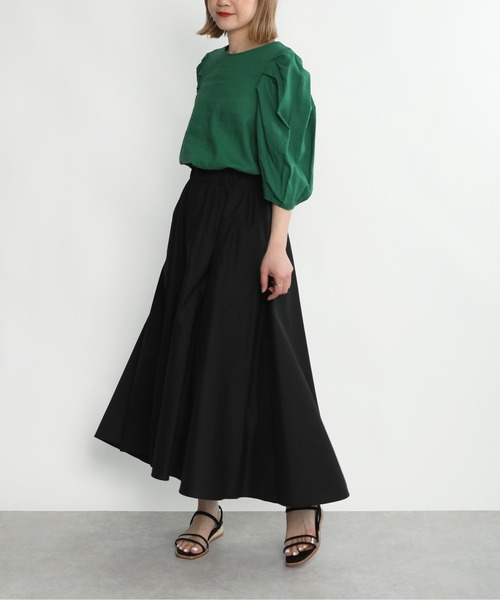 PICCIN（ピッチン）の「ウエストフリルフレアギャザースカート（スカート・レディース・ブラック/イエロー/ローズ・M）」の14枚目の写真