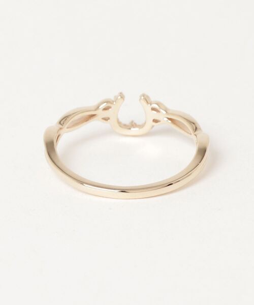 agete（アガット）の「K10ホースシューモチーフリング（リング）」 - WEAR