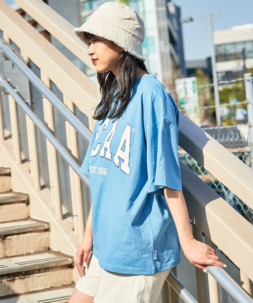 CIAOPANIC TYPY（チャオパニックティピー）の「【NCAA】ビッグロゴTEE（Tシャツ/カットソー・メンズ・ホワイト/グレー/ブルー・MEDIUM/LARGE）」の22枚目の写真