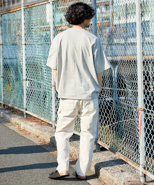 CIAOPANIC TYPY（チャオパニックティピー）の「【NCAA】ビッグロゴTEE（Tシャツ/カットソー・メンズ・ホワイト/グレー/ブルー・MEDIUM/LARGE）」の17枚目の写真