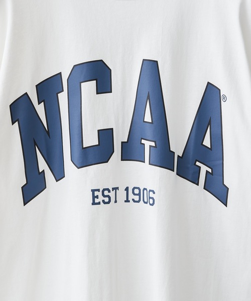 CIAOPANIC TYPY（チャオパニックティピー）の「【NCAA】ビッグロゴTEE（Tシャツ/カットソー・メンズ・ホワイト/グレー/ブルー・MEDIUM/LARGE）」の9枚目の写真