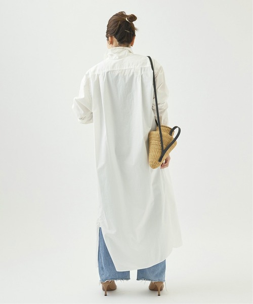 plage(プラージュ)の「minimal シャツドレス(ドレス・レディース・ホワイト/ネイビー・38/36)」の13枚目の写真