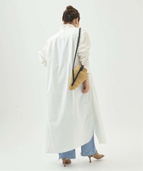 plage(プラージュ)の「minimal シャツドレス(ドレス・レディース・ホワイト/ネイビー・38/36)」の3枚目の写真