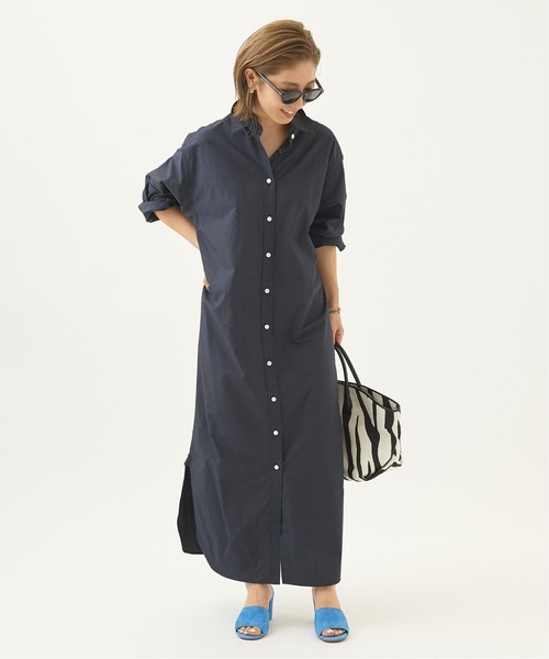 plage(プラージュ)の「minimal シャツドレス(ドレス・レディース・ホワイト/ネイビー・38/36)」の19枚目の写真