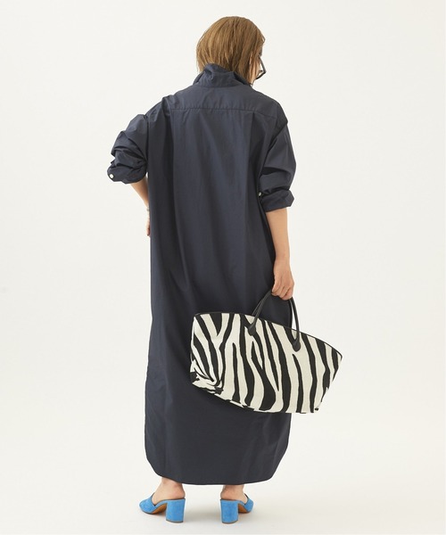 plage(プラージュ)の「minimal シャツドレス(ドレス・レディース・ホワイト/ネイビー・38/36)」の11枚目の写真