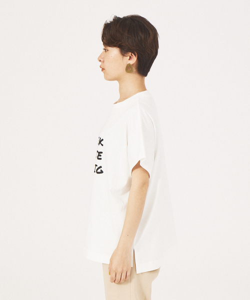 qualite（カリテ）の「【MARGAUX】別注KARLE Tシャツ（Tシャツ/カットソー・レディース・ホワイト/ベージュ・フリー）」の7枚目の写真