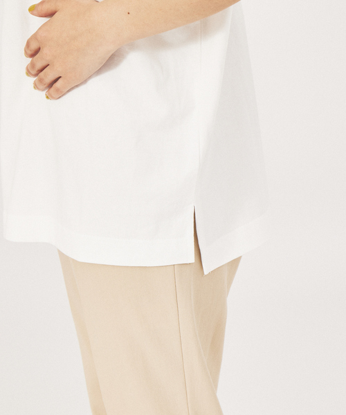 qualite（カリテ）の「【MARGAUX】別注KARLE Tシャツ（Tシャツ/カットソー・レディース・ホワイト/ベージュ・フリー）」の12枚目の写真