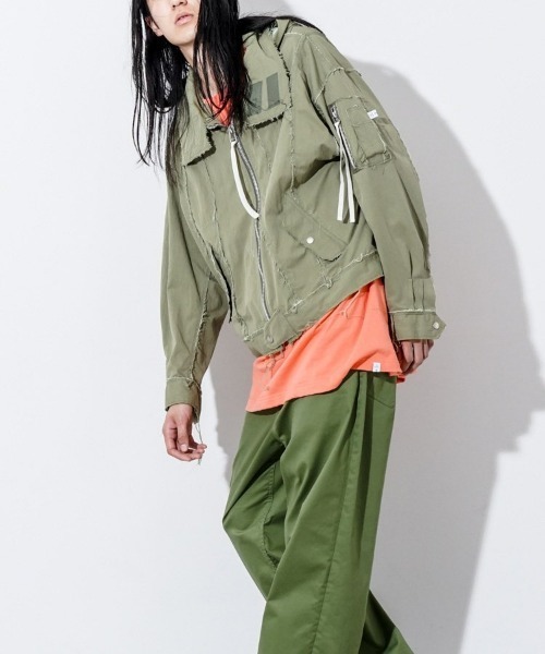 FACETASM（ファセッタズム）の「【FACETASM】COLLAGE JACKETCOLLAGE JACKET（その他アウター・メンズ・カーキ・4）」の3枚目の写真