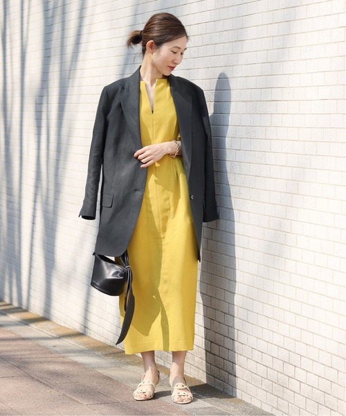 【新品】VERMEILpariena バスケットウエストシェイプワンピース VERMEIL par iena（ヴェルメイユパーイエナ）の「バスケット