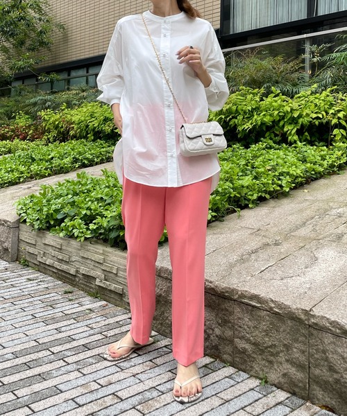 DouDou（ドゥドゥ）の「【新色追加】NEWセンプレソフトテーパードパンツ（その他パンツ・レディース・ピンク/グリーン/ブラック/パープル・36/38）」の5枚目の写真