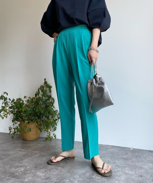 DouDou（ドゥドゥ）の「【新色追加】NEWセンプレソフトテーパードパンツ（その他パンツ・レディース・ピンク/グリーン/ブラック/パープル・36/38）」の20枚目の写真