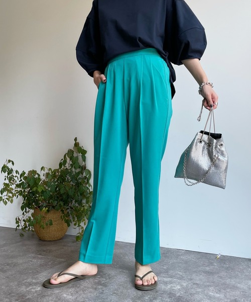 DouDou（ドゥドゥ）の「【新色追加】NEWセンプレソフトテーパードパンツ（その他パンツ・レディース・ピンク/グリーン/ブラック/パープル・36/38）」の21枚目の写真