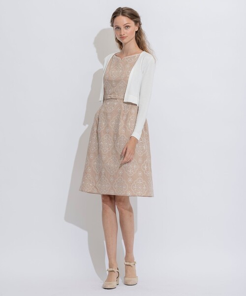 TOCCA(トッカ)の「【洗える!】AIRLY BOLERO ボレロ(カーディガン/ボレロ・レディース・アイボリー系/ベージュ系/ネイビー系/ライトグリーン系・MEDIUM/X-SMALL)」の5枚目の写真